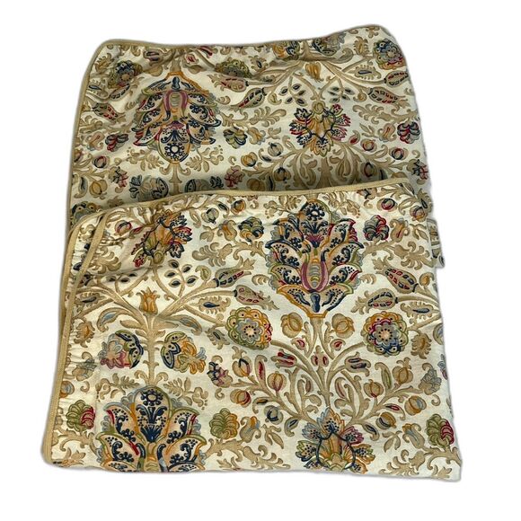PAIR of Ralph Lauren CHAPS HOME Marrakesh Moroccan Pillow Shams Standard - Picture 1 of 7
